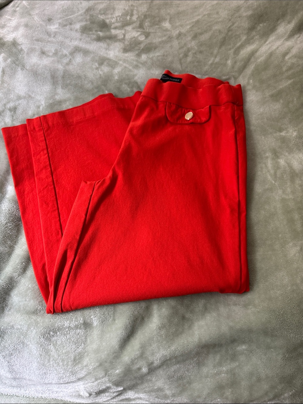 Orange Knit Pants